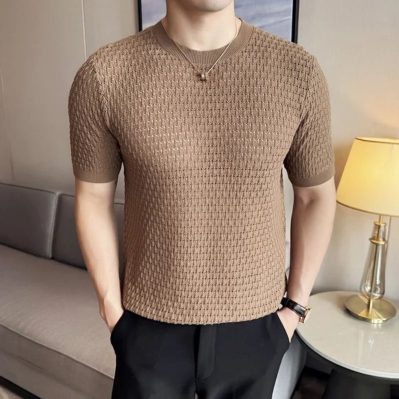 Slim fit hollow out muscle t-shirt - GoSobiShop Boutique