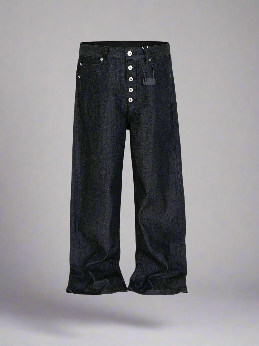 Small waist baggy jeans street wear wide jeans flare jeans bell bottom jeans punk jeans - GoSobiShop Boutique