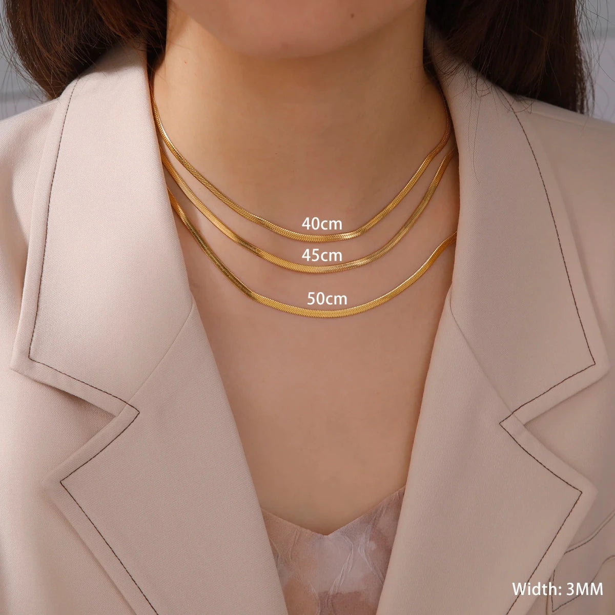 Stainless Steel Snake Chain Necklace - GoSobiShop Boutique