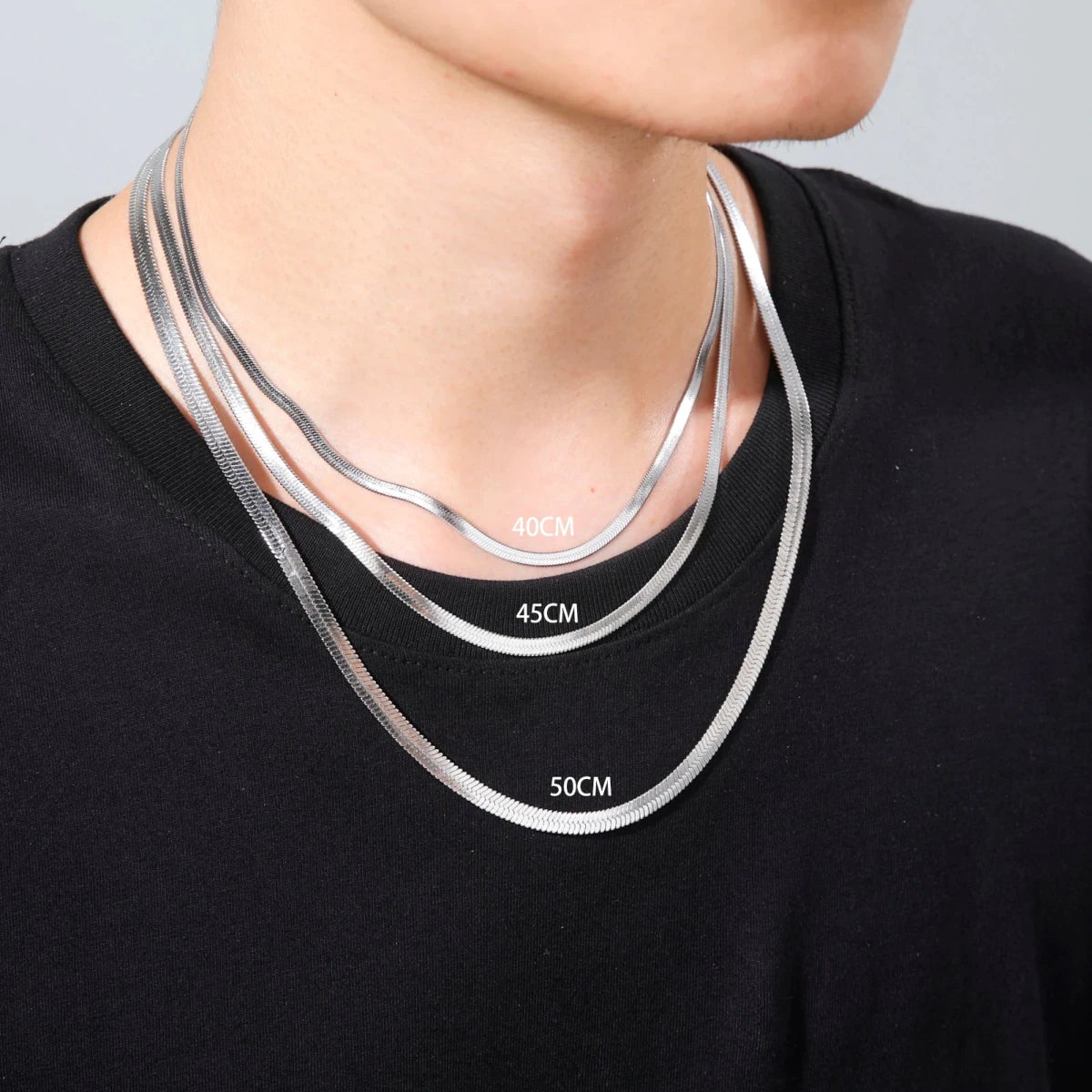 Stainless Steel Snake Chain Necklace - GoSobiShop Boutique