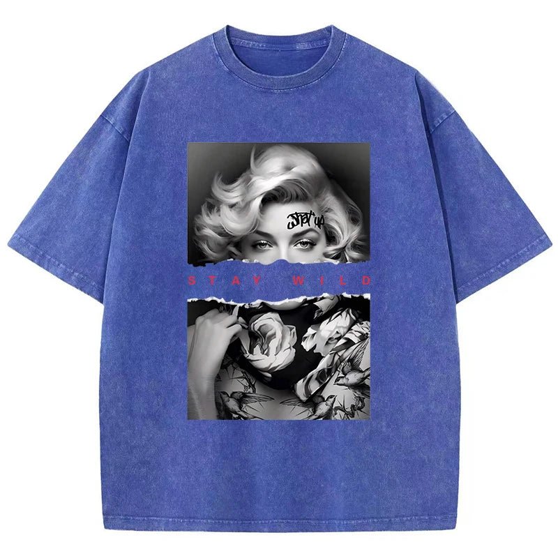 Stay Wild Marilyn Monroe graphic tee - GoSobiShop Boutique