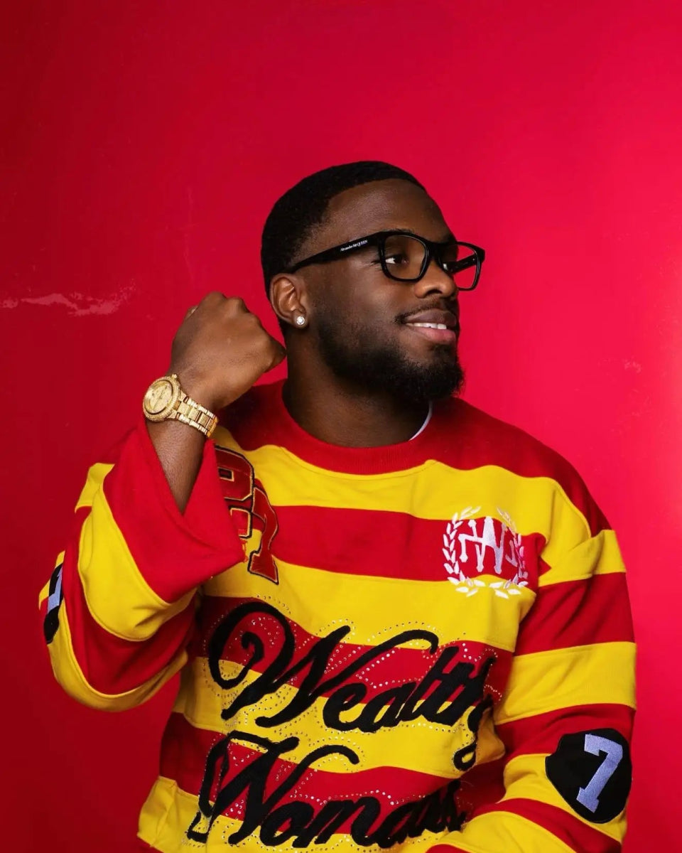 Striped colorful streetwear sweater. - GoSobiShop Boutique