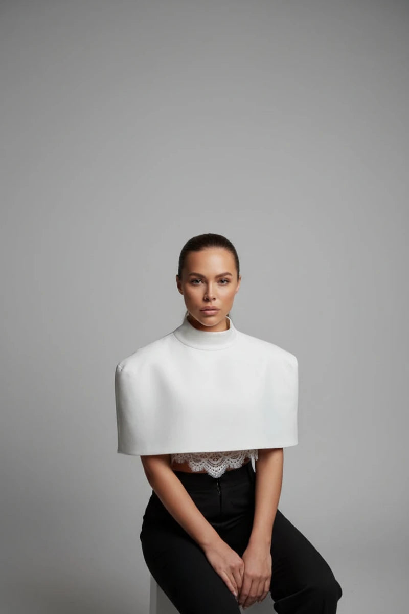 Tania cropped shawl top. - GoSobiShop Boutique