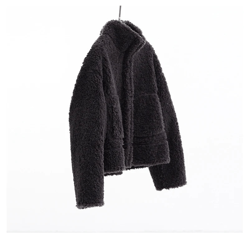 Teddy wool short jacket. - GoSobiShop Boutique