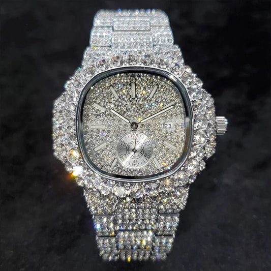 TeeJay Iced out gentlemen watch. - GoSobiShop Boutique