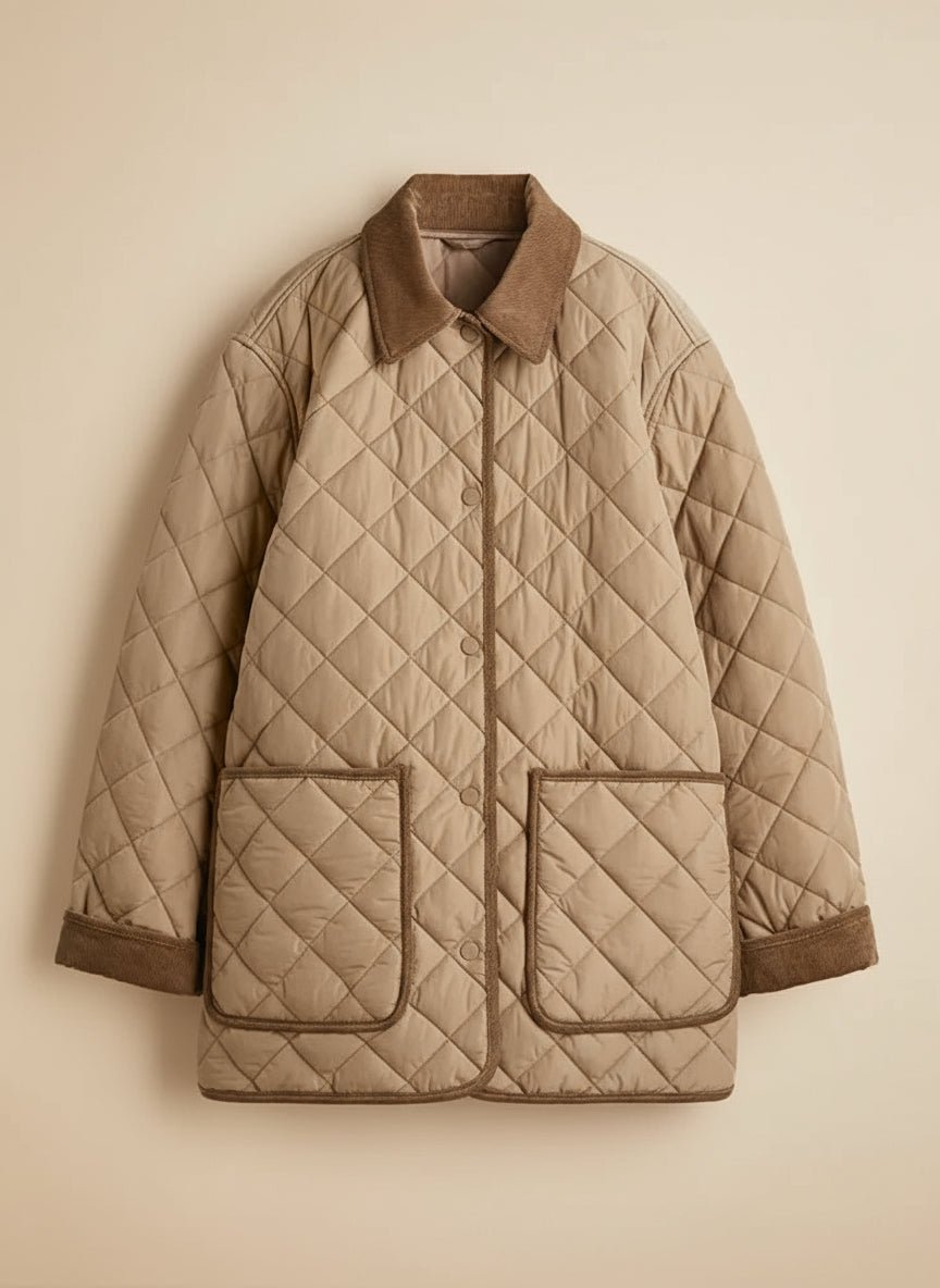 TESS quilted jacket fall tops barn jacket - GoSobiShop Boutique