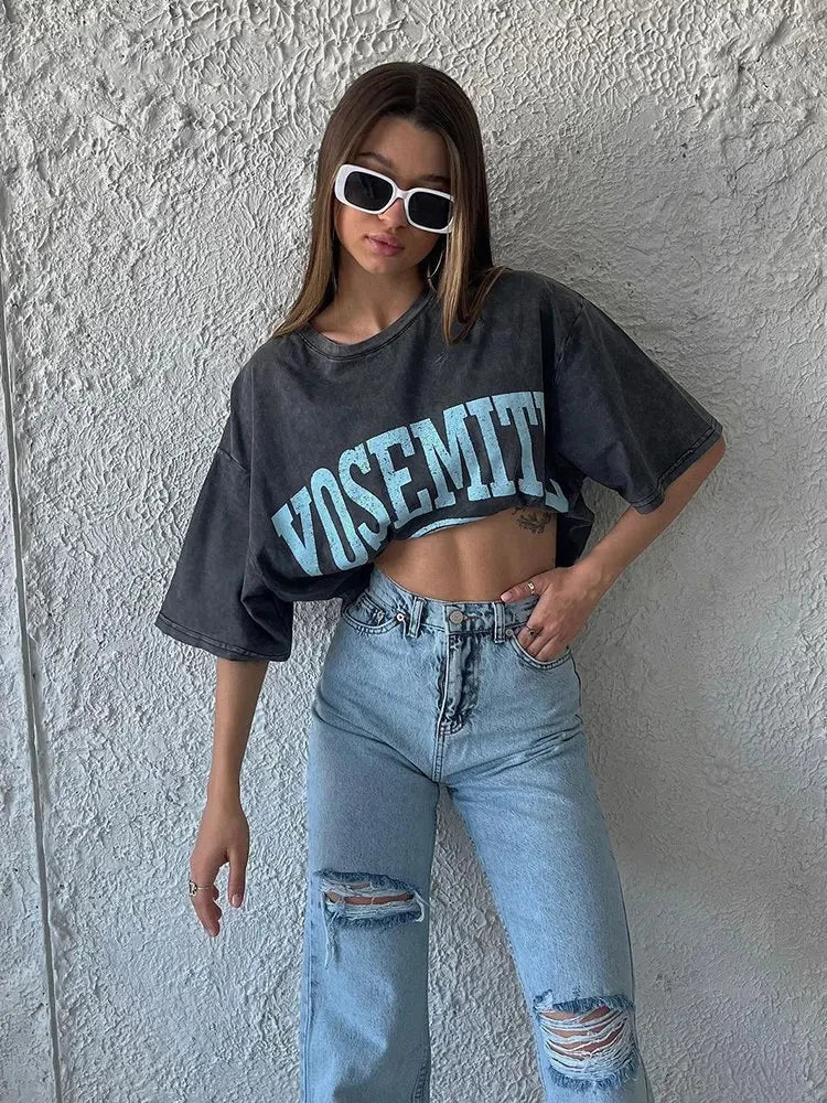 The devil's mood washed oversized tees - GoSobiShop Boutique
