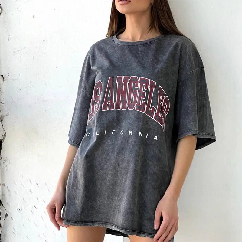 The devil's mood washed oversized tees - GoSobiShop Boutique