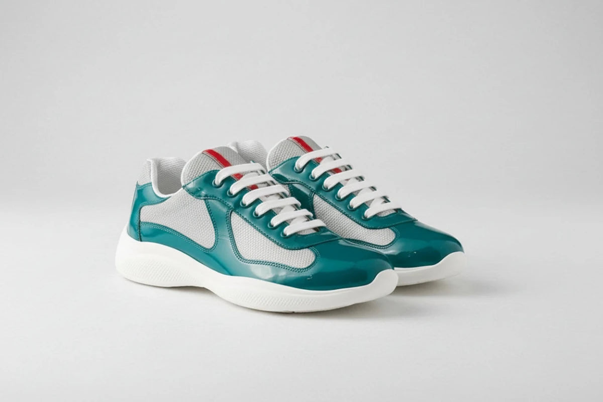 Two tone breathable designer cup sneakers dupe. - GoSobiShop Boutique