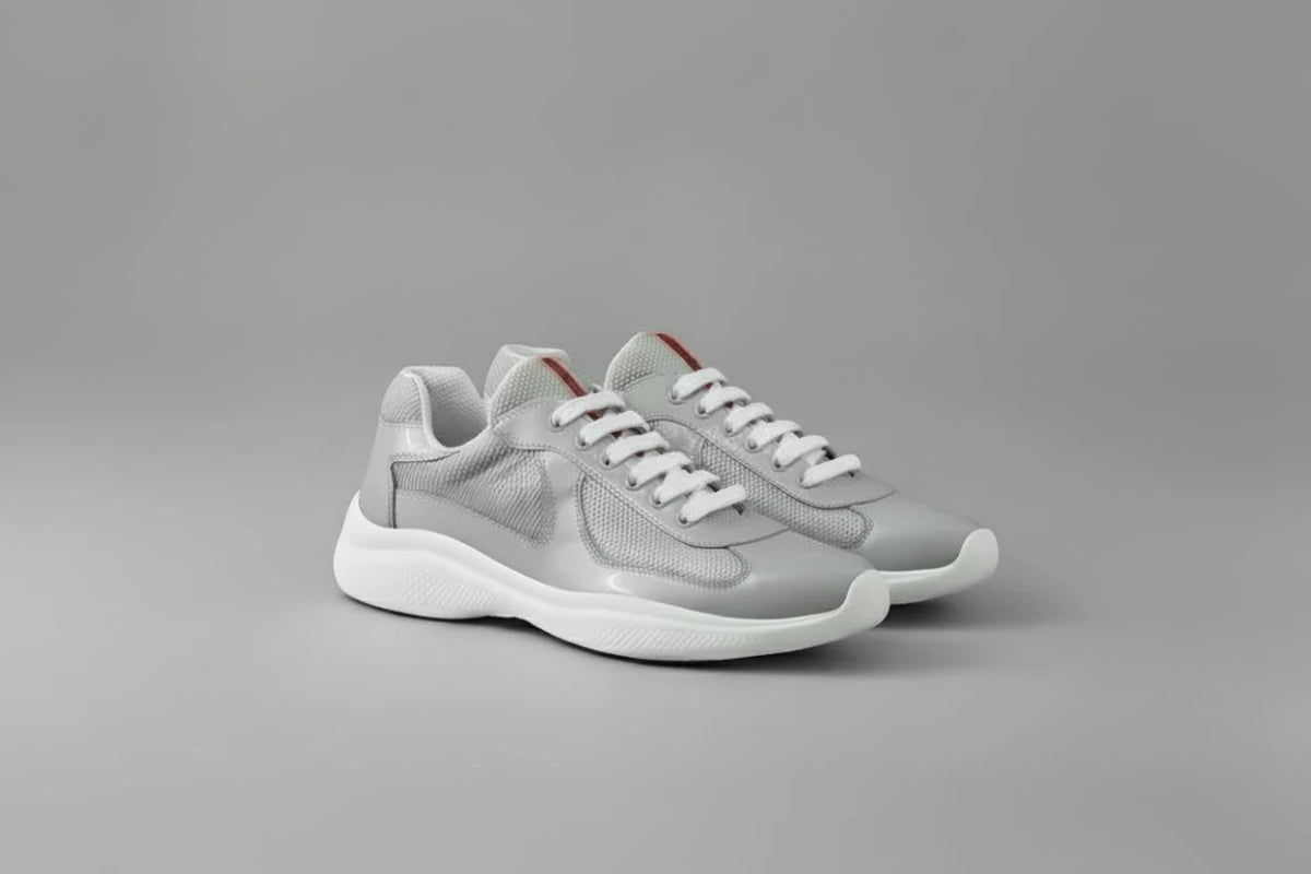 Two tone breathable designer cup sneakers dupe. - GoSobiShop Boutique