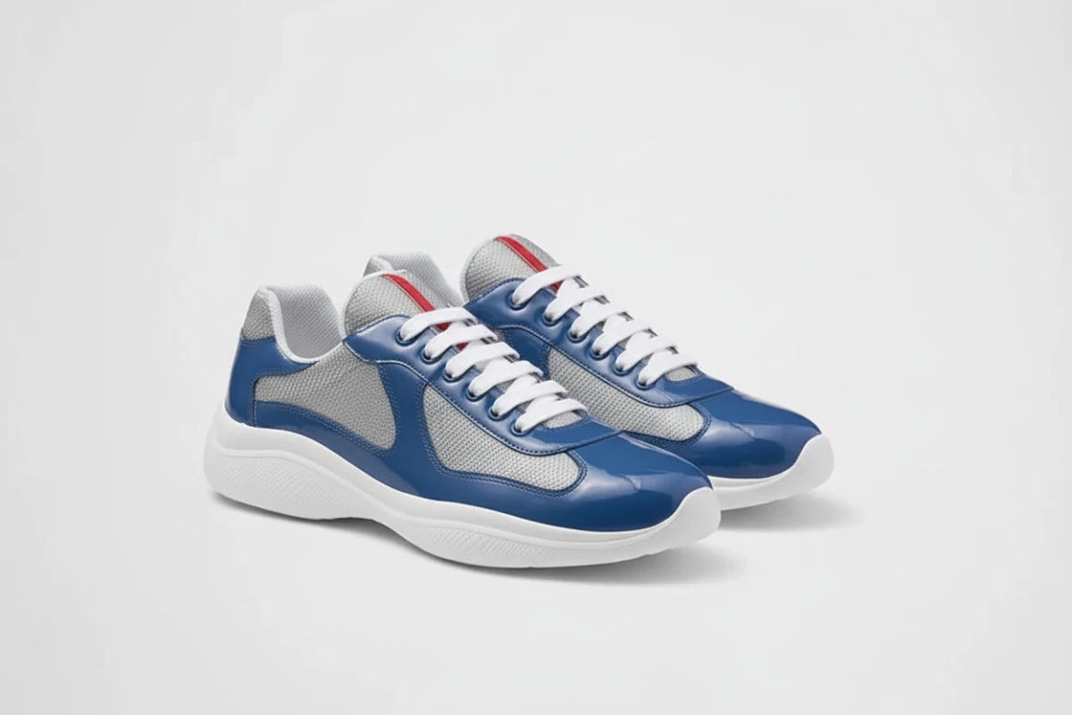 Two tone breathable designer cup sneakers dupe. - GoSobiShop Boutique