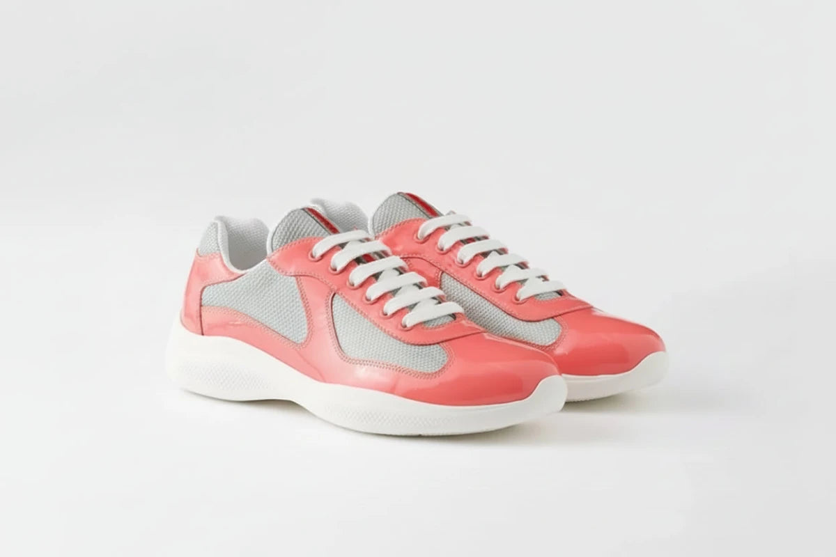 Two tone breathable designer cup sneakers dupe. - GoSobiShop Boutique