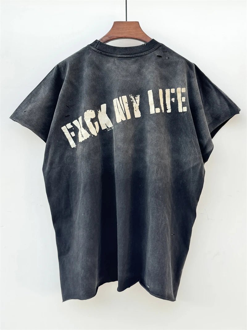 Washed Punk Art Tees BOX TEE and sleeveless tank tops High Quality Tees - GoSobiShop Boutique