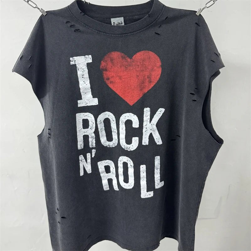 Washed Punk Art Tees BOX TEE and sleeveless tank tops High Quality Tees - GoSobiShop Boutique